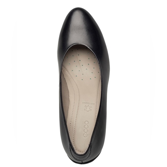 Ecco Sculptured 75 Sexy Black Leather Closed Toe Embossed Heel EU 41 US1… - Picture 5 of 12